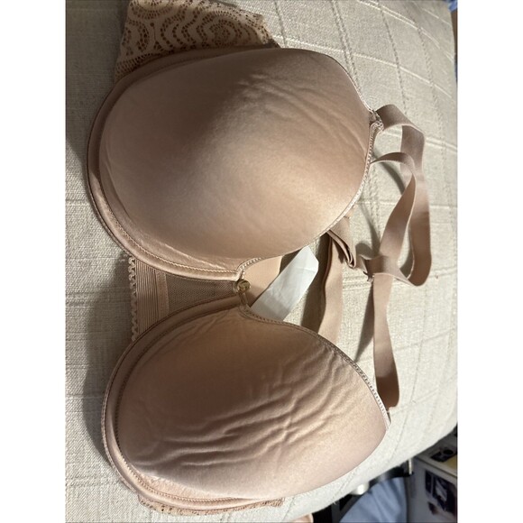 Chantelle T-Shirt bra C13B60 C Jolie Memory Foam size 32Ddd Nude Custom Coverage - Picture 4 of 9